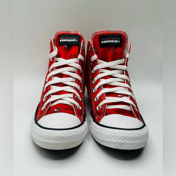 Converse X Hello Kitty High Tops Limited Editions Size 7 Women’s - Picture 1 of 4